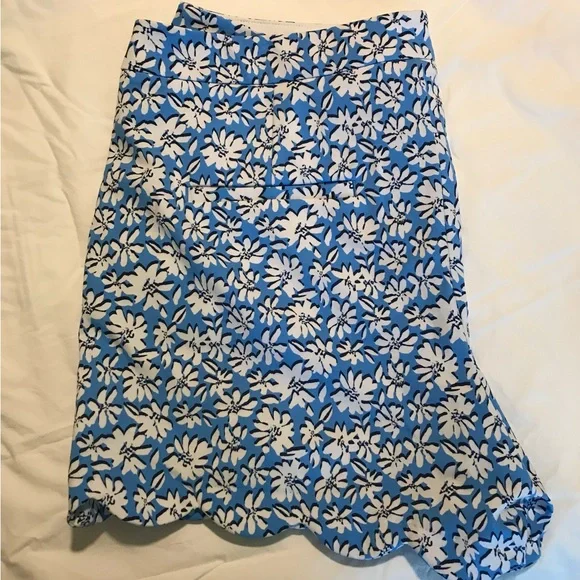 NWT Lilly Pulitzer Buttercup stretch shorts Lunar Blue Palm Beach Petals Sz 16 - Picture 7 of 8